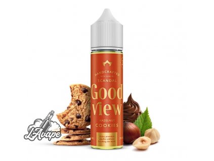 Příchuť SNV 20 ml v 60ml lahvičce - Scandal Flavors Good View Hazelnut Cookies 20/60ml. lavape.cz