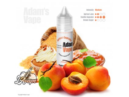 Adam´s Vape cupcake s hnědým cukrem, meruňkovým džemem a šlehačkou - LAVAPE.CZ