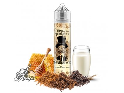 Lord Of The Tobacco - Marlowe - opojné spojení zlatého tabáku s tou nejlepší harmonií chutí lesního medu a mléka. Možná si i Vy vybavíte jak Vám babička připravovala teplé mléko s medem? Díky této chuti si jej můžete připomenout i v dospělosti a ve spojení s tabákem? Proč ne! - lavape.cz