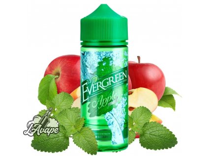 Produkt Evergreen Apple Mint SnV 30 ml aroma ve 120 ml Chubby gorila lahvičce - jablko, máta. lavape.cz