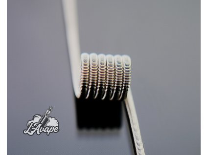 TD COILS Fused Clapton SS316L 0,8 Ohm - ručně vyráběná spirálka Fused Clapton, 5 ks v balení. LAVAPE.CZ