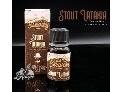 Příchuť 11 ml  - The Vaping Gentleman Club - Brewery - Stout Latakia 11ml aroma. lavape.cz