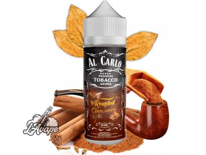 Příchuť 15 ml v 120 ml lahvičce - Al Carlo Roasted Cinnamon. Tabák, skořice. lavape.cz