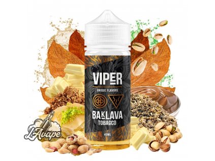 Příchuť 40ml v 120ml lahvičce - Viper Baklava Tobacco 40/120ml LAVAPE.CZ