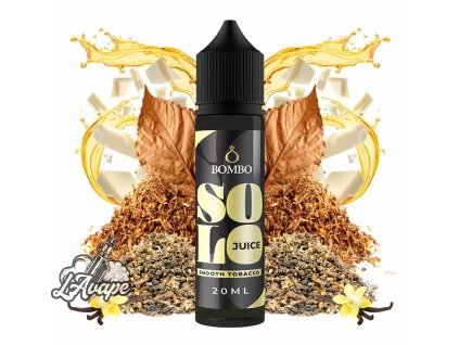 Příchuť 20ml v 60ml lahvičce - Bombo Solo Juice - Smooth Tobacco 20/60ml LAVAPE.CZ