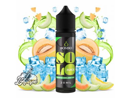 Příchuť 20ml v 60ml lahvičce - Bombo Solo Juice - Triple Melon Ice 20/60ml LAVAPE.CZ