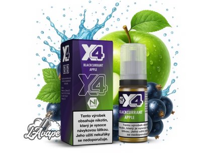 X4 Blackcurrant Apple – Černý rybíz a jablko