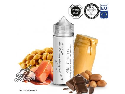 Příchuť 24ml v 120ml lahvičce - AEON Journey Classic Kiki Cream. Smetana, arašídy, čokoládový krém. lavape.cz