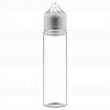 0013546 v3 60 ml clear pet chubby gorilla round unicorn dropper bottle with natural crc closure