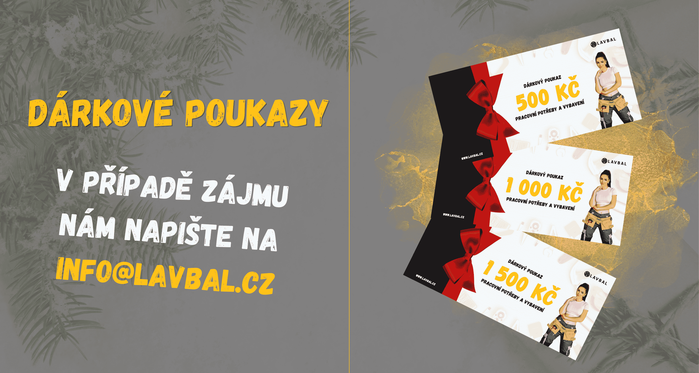 Dárkové poukazy