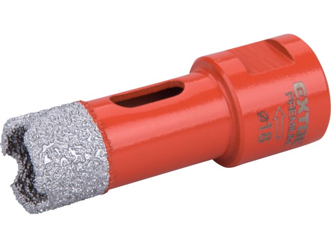 korunka vykružovací diamantová, O 18mm, závit M14