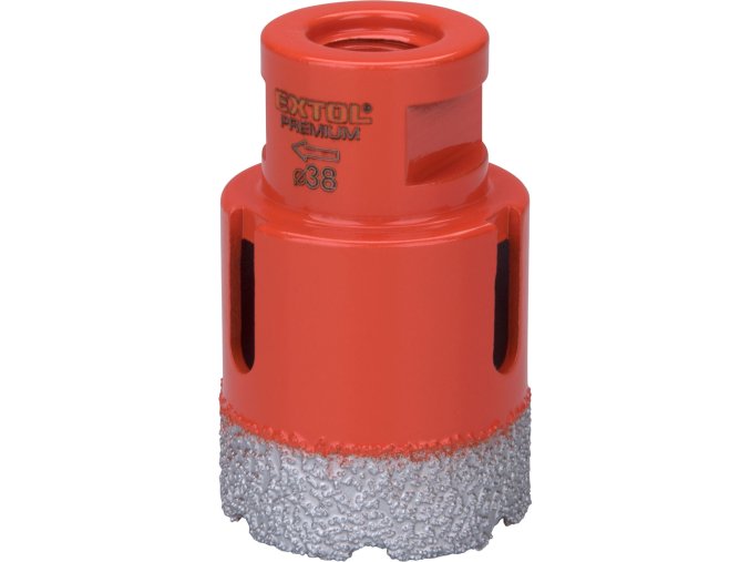 korunka vykružovací diamantová, O 38mm, závit M14