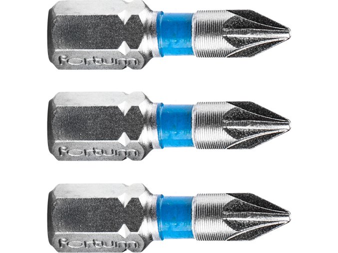 křížový hrot pozidriv, sada 3ks, PZ 1x25mm, S2