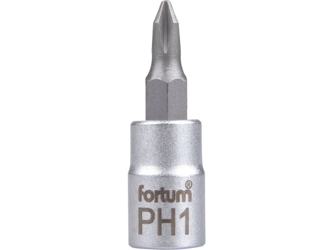 zástrčná hlavice 1/4" hrot křížový, PH 1, L 37mm