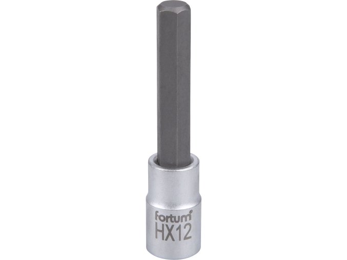 zástrčná hlavice 1/2" prodlouž. imbus, H 12, L 100mm