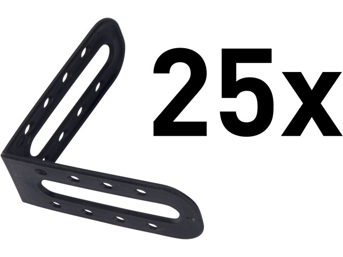 rohové profily k distančním/nivelačním klipům 8845010, sada 25ks, plast