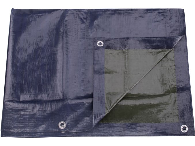 nepromokavá plachta PE silná 150g/m2, 2x8m, PE