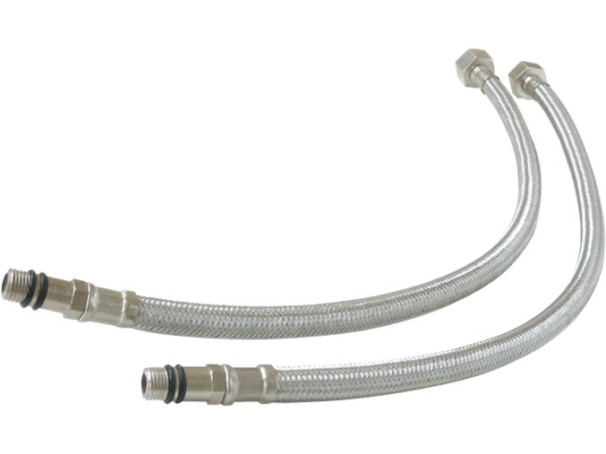 tlaková hadice, 2ks, pro stojánkové baterie, M10 x 3/8", 410mm