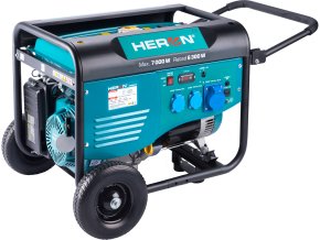 benzínová elektrocentrála 15HP/7,0kW, pro svařování, podvozek