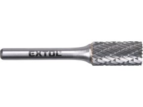 karbidová fréza, válcová s čelním ozubením, pr.12x25mm/stopka 6mm,sek střední (double-cut)
