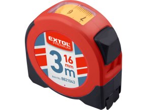 svinovací metr s odečítacím okénkem, 3m, š. pásku 16mm