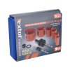 korunkové vrtáky, instalatérské, 6 průměrů O 19-57mm, HSS/Bi-metal