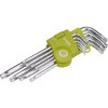 L-klíče TORX, sada 9ks, T 10-50