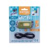 čelovka 140lm, USB nabíjení, LED+COB LED