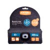 čepice s čelovkou 4x45lm, USB nabíjení, šedá/černá, univerzální velikost, 100% acryl
