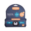 čepice s čelovkou 4x25lm, USB nabíjení, tmavě modrá, ECONOMY, univerzální velikost, 100% acryl