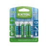 nabíjecí baterie, 4ks, AA (HR6), 1,2V, 2400mAh, NiMh