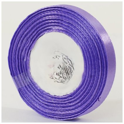 SATEN STUHA 10MM/15M FIALOVÁ FARBA 021