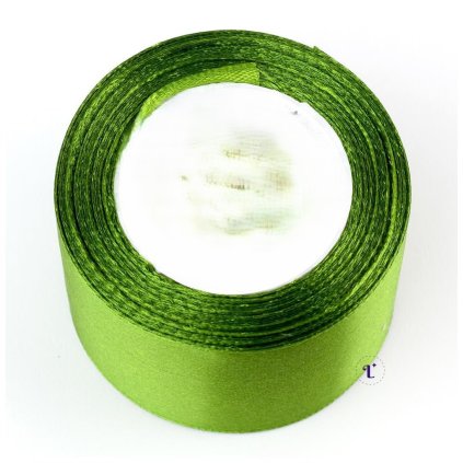 SATEN STUHA 25MM/15M FARBA 108 TM..ZELENÁ