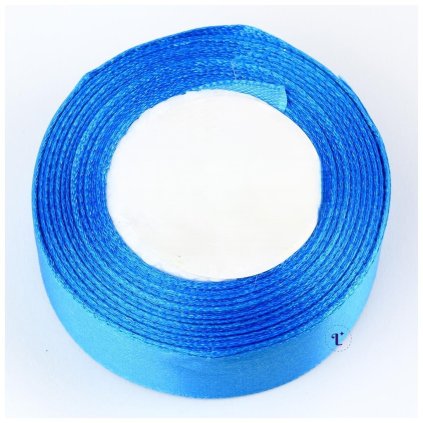 SATEN STUHA 25MM/15M FARBA 121 MODRÁ