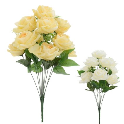 KYTICA RUŽAx10, ZELEŇ 2F 56cm - CENA ZA 1KS