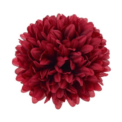 HLAVA CHRYZANTÉMA 12CM  BORDOVÁ