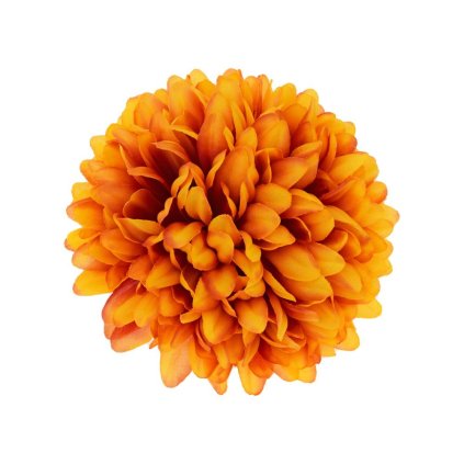 HLAVA CHRYZANTÉMA 12CM ORANŽ-ČERVENÁ