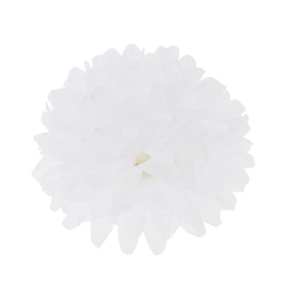 HLAVA CHRYZANTÉMA 10 CM  BIELA