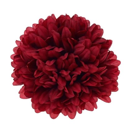 HLAVA CHRYZANTÉMA 10 CM  BORDOVÁ