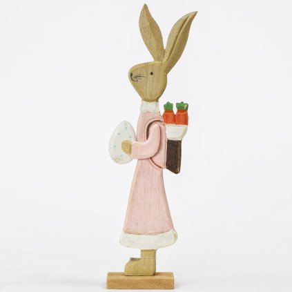 ZAJAC S NOŠOU DREVENÝ 30x9x4,5CM