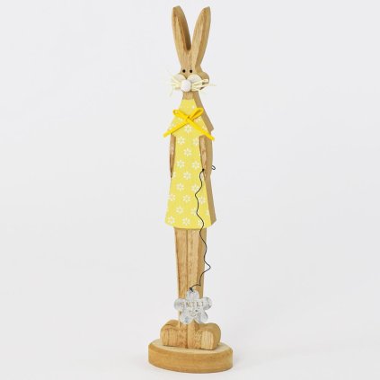 ZAJAC VYSOKÝ "L" DREVO 8X5,5X34 CM LED