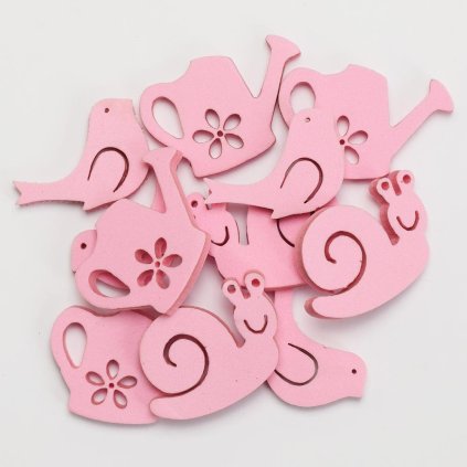 SLIMÁK/VTÁK/KRHLA 5/4,2/4,7CM RUŽ SUPER CENA