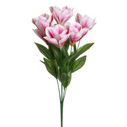 KYTICA MAGNÓLIA RUŽOVÁ, ZELEŇ 52CM