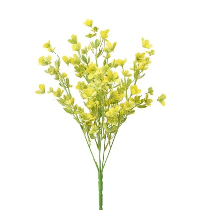 ZELEŇ DROB. LÍSTKY ZELENO-ŽLTÁ 42CM