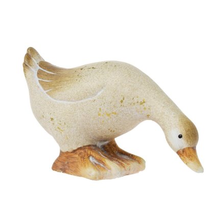 KAČKA KERAMIKA 14,1x6,3x8,3CM BIELA