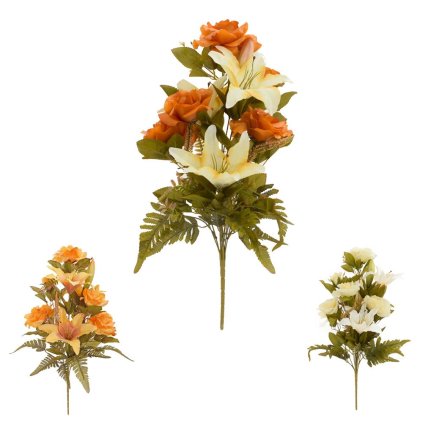 KYTICA ĽALIA, RUŽA JESENNÁ MIX2F 59CM