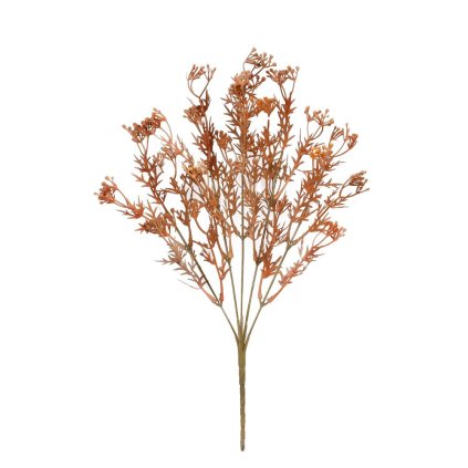 ZELEŇ DROBNÉ BOBULKY ORANŽOVÁ 35CM