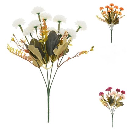 KYTICA CHRYZANTÉMA, ZELEŇ, MIX/3F 31CM