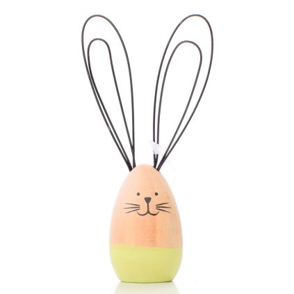 ZAJKO DRôT.UŠI ZEL. DREVO 10X3X3CM SUPER CENA