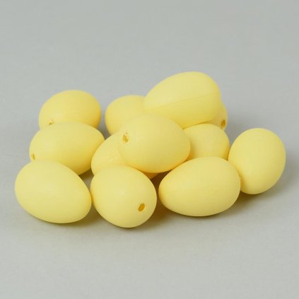 VAJÍČKA 3X4 CM S/12 ŽLTÁ